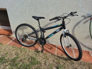 Bicicleta infantil negra