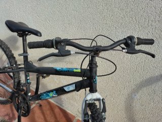 Bicicleta infantil negra