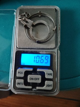 Llavero Plata Porta Moneda