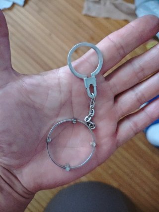 Llavero Plata Porta Moneda