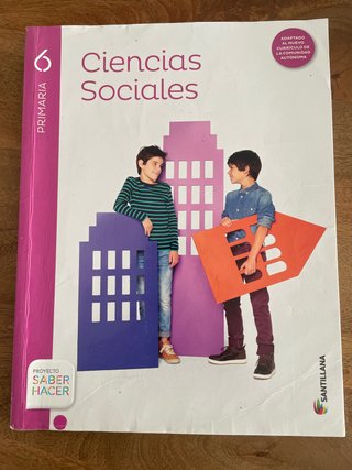 Libro de texto Ciencias sociales 6