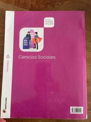 Libro de texto Ciencias sociales 6