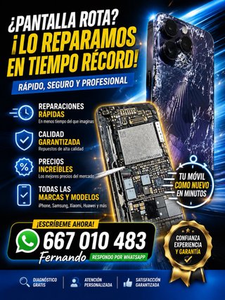 ¿SE TE ROMPIÓ EL MÓVIL? ¡NO TE PREOCUPES!