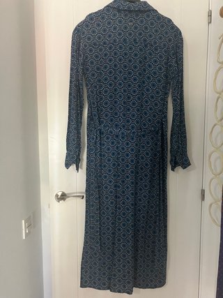 Vestido camisero Pepe Jeans azul con cinturón
