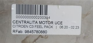 CENTRALITA MOTOR UCE CITROEN C3 FEEL PACK
