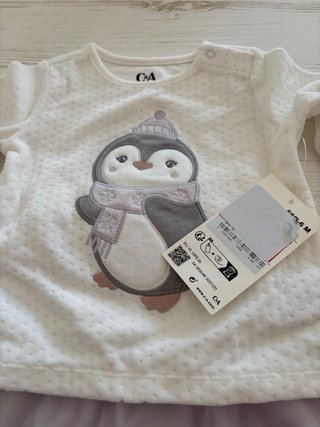 Conjunto bebé pingüino sin estrenar