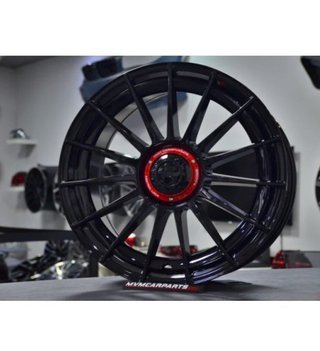Juego de 4 Llantas 19 Aero Black Red Cap VW067