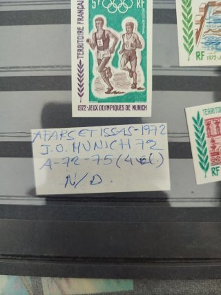 Sellos Olímpicos Múnich 1972