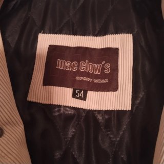 Chaquetón de Pana Moe Slur's Talla 54 Beige
