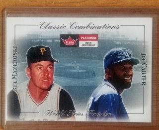 Tarjeta de béisbol Classic Combinations