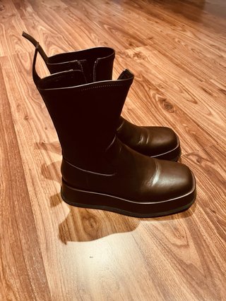 Botas Jeffrey Campbell Marrones plataforma