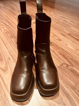 Botas Jeffrey Campbell Marrones plataforma
