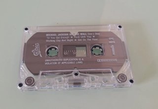 Cassette Off The Wall Michael Jackson Tailandia