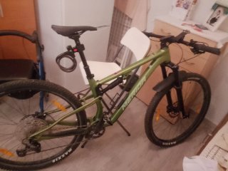 Bicicleta Merida verde