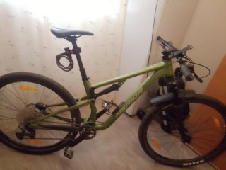 Bicicleta Merida verde