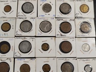 Colección monedas francesas