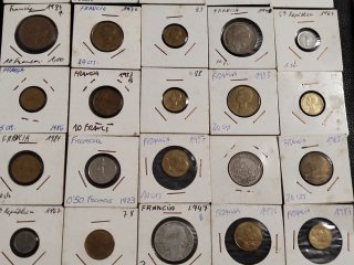 Colección monedas francesas