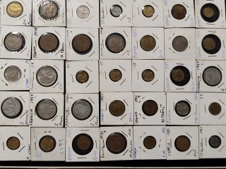 Colección monedas francesas