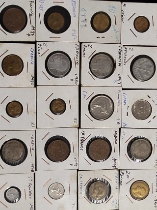 Colección monedas francesas