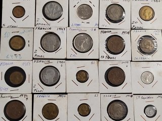 Colección monedas francesas