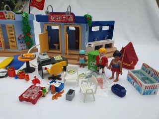 COMPLETO Playmobil 70087 Camping XL Family fun