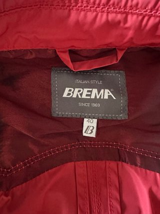 Giacca donna Brema antivento rossa - taglia 40 ita