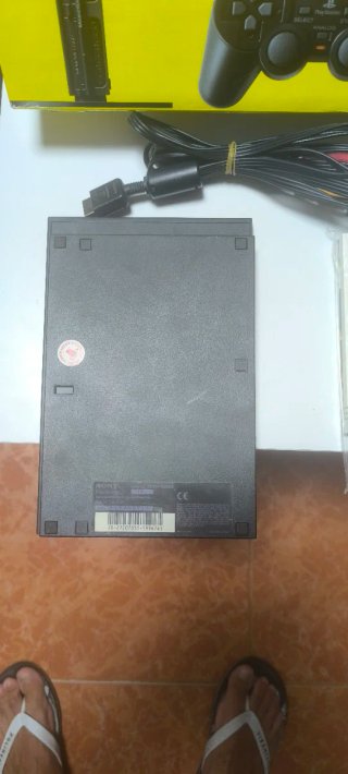 Playstation 2 Slim Negra con Caja y Accesorios