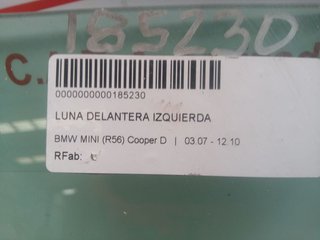 LUNA DELANTERA IZQUIERDA BMW MINI (R56) 1.6 16V Diesel CAT