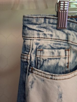 Pantaloni uomo jeans strappati effetto used