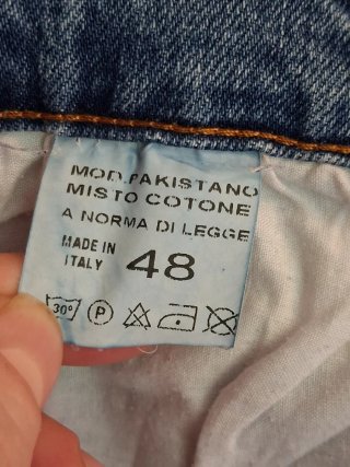 Pantaloni uomo jeans strappati effetto used
