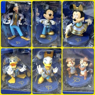 FIGURAS COLECCION 50 ANIVERSARIO DISNE EORLD NUEVA