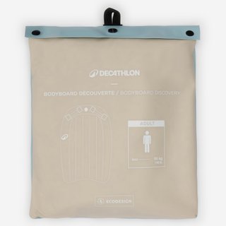 Tabla Bodyboard Hinchable Gris-Azul