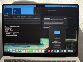 MacBook Air 13 2022 M2 256GB 8GB portatil