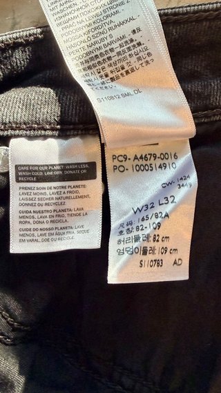 Pantalón Levi's Superlow Boot 32 Negro