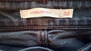 Pantalón Levi's Superlow Boot 32 Negro
