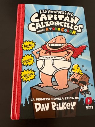 Libro capitán calzoncillos 1