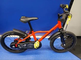 Bicicleta niños 16 pulgadas aluminio Btwin 900 Racing rojo
