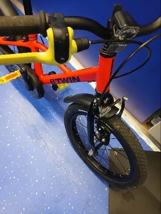 Bicicleta niños 16 pulgadas aluminio Btwin 900 Racing rojo