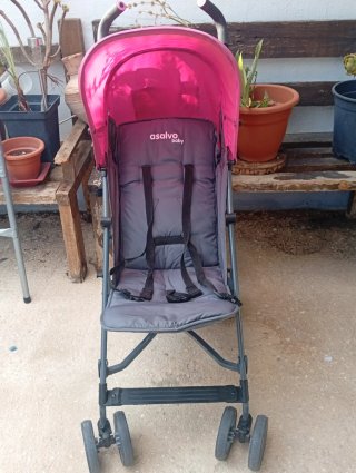 Silla de paseo Asalvo rosa