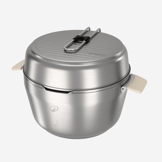 Fiambrera 900 camping XL acero inoxidable +antiadherente 4