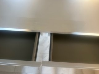 Escritorio IKEA Bestå Burs Blanco Brillo