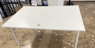 Mesa de oficina Ikea blanca
