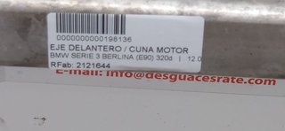 EJE DELANTERO / CUNA MOTOR BMW SERIE 3 BERLINA (E90) 320d