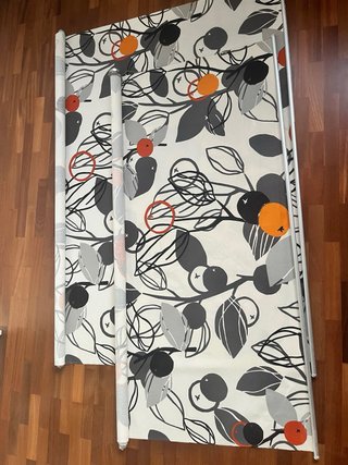 Estor enrollable Ikea estampado