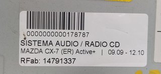 SISTEMA AUDIO / RADIO CD MAZDA CX-7 (ER) Active+