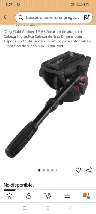 Rótula trípode hidráulica (ANDOER TP 65)