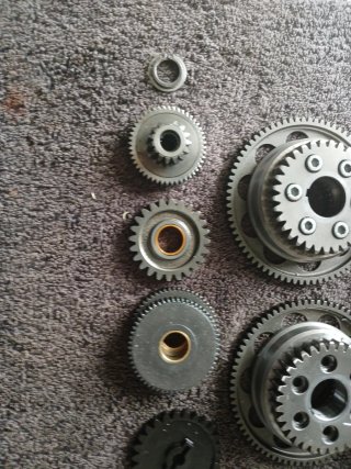 Despiece Caja de cambios KTM EXC SXF piezas motor