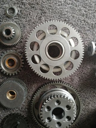 Despiece Caja de cambios KTM EXC SXF piezas motor
