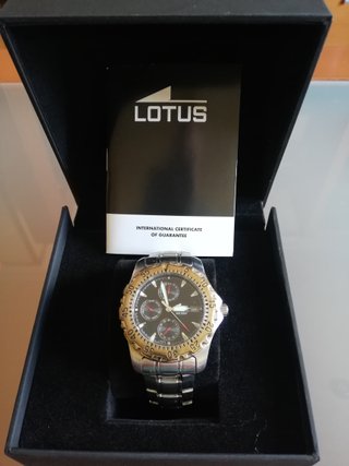 Reloj Cronógrafo LOTUS L26 Caballero Plateado