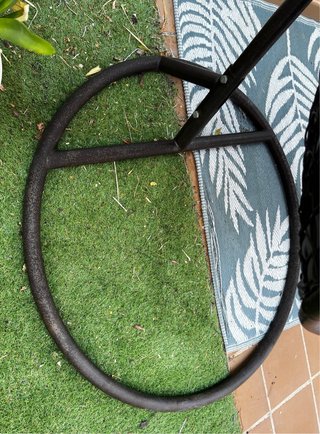 Sillón Colgante Ratán marrón con Cojines